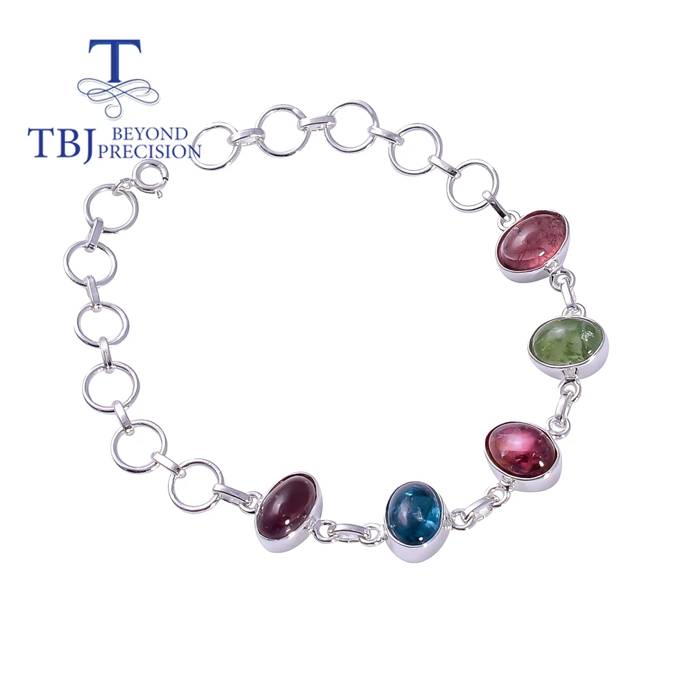 TBJ, ручная работа, 13.4ct натуральные бразильские разноцветные турмалиновые браслет 925 серебро Настоящий камень ювелирные украшения для женщи...
TBJ, ручная работа, 13.4ct натуральные бразильские разноцветные турмалиновые браслет 925 серебро Настоящий камень ювелирные украшения для женщи...