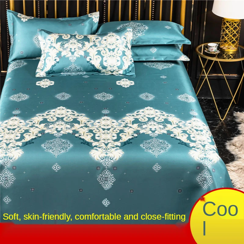Machine washable ice silk mat 1.8 m three-piece 1.5 m single and double household air-conditioning soft mat
Machine washable ice silk mat 1.8 m three-piece 1.5 m single and double household air-conditioning soft mat