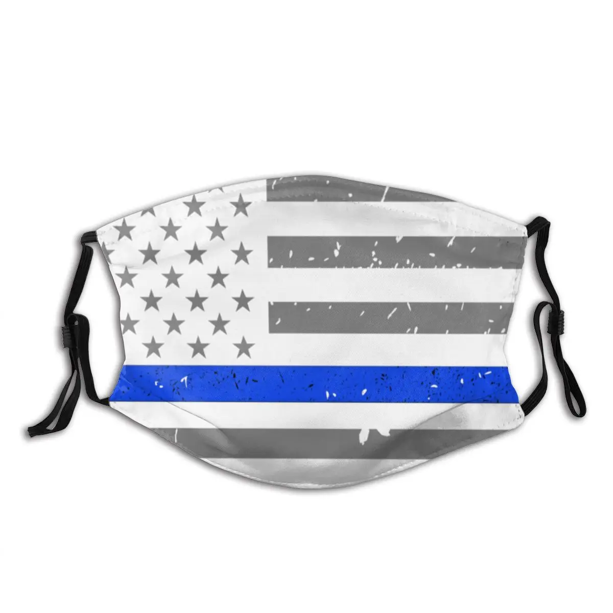 Blue Line American Flag Reusable Mouth Face Mask with filter Anti Wind Dustproof Polyester Protection Cover Respirator for Adult
Blue Line American Flag Reusable Mouth Face Mask with filter Anti Wind Dustproof Polyester Protection Cover Respirator for Adult