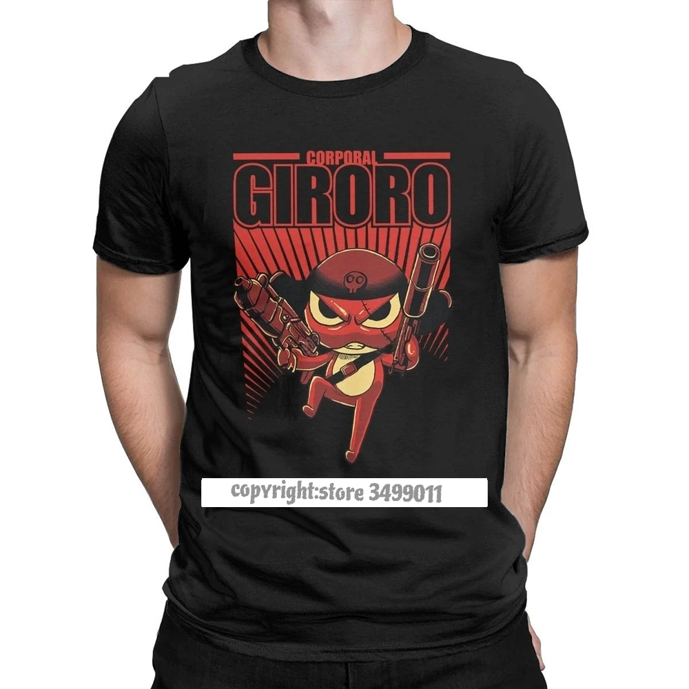 Men Tee Shirt Corporal Giroro Vintage Pure Cotton Tee Shirt Keroro Cartoon Tshirt Crewneck Clothes Printed
Men Tee Shirt Corporal Giroro Vintage Pure Cotton Tee Shirt Keroro Cartoon Tshirt Crewneck Clothes Printed
