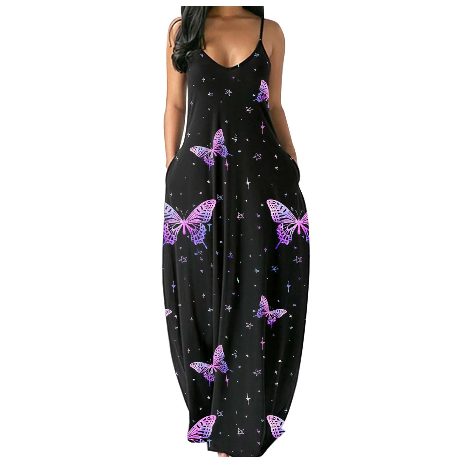 #63 Vintage Butterfly Print A-Line Dress Women Summer Casual Square Collar Sleeveless Mini Dress Ladies Loose Plus Size Dresses
#63 Vintage Butterfly Print A-Line Dress Women Summer Casual Square Collar Sleeveless Mini Dress Ladies Loose Plus Size Dresses