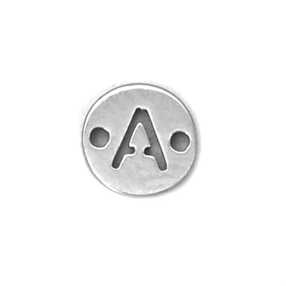 10pcs/lot Stainless Steel 6mm Round Alphabet DIY Initials Pendant Charms Connectors For Jewelry Making Accessories From A-Z
10pcs/lot Stainless Steel 6mm Round Alphabet DIY Initials Pendant Charms Connectors For Jewelry Making Accessories From A-Z
