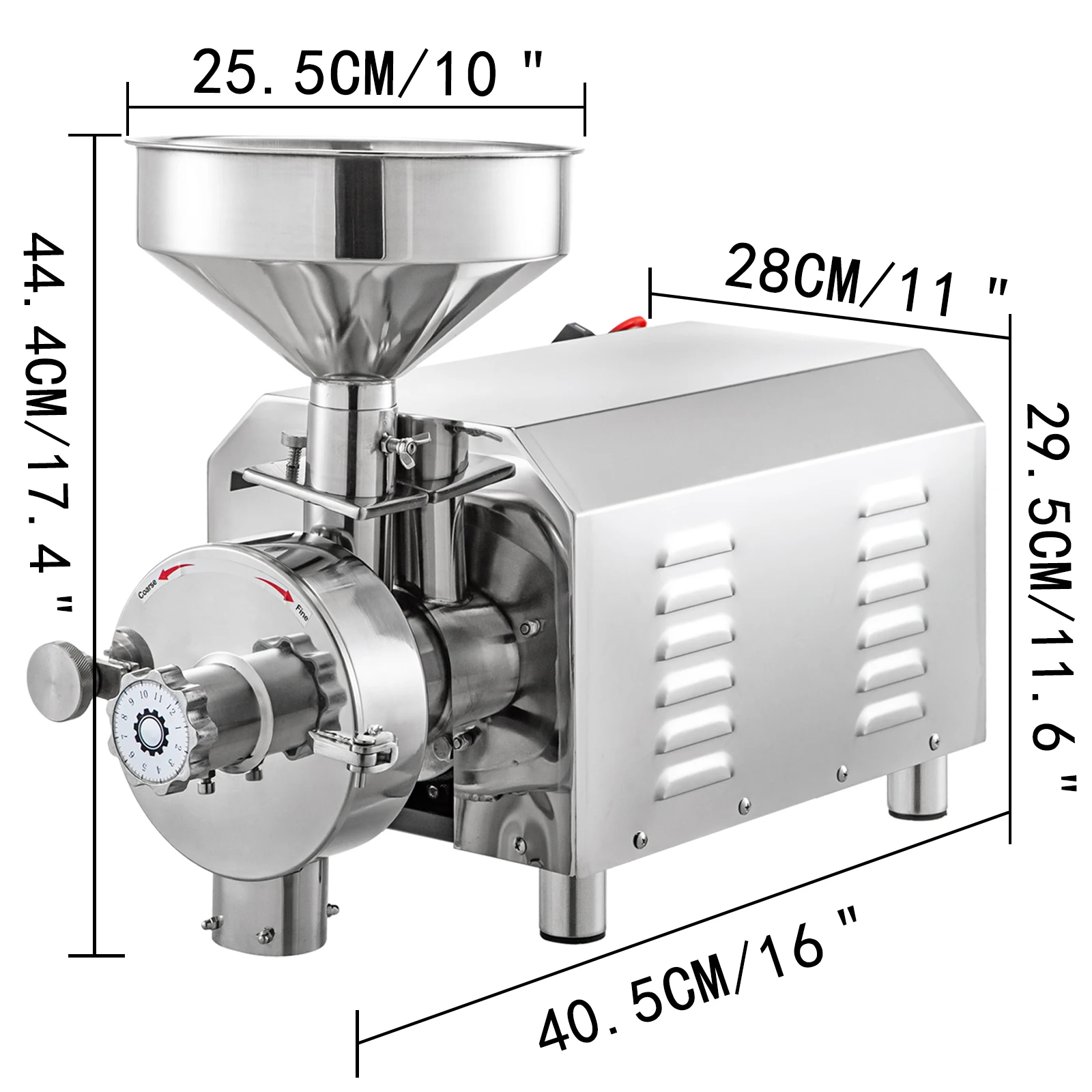 VEVOR Commercial Powder Grinding Machine For Grain 2200W Electric Grain Grinder 30-50KG/H Herb Dry Soybean Spice Coffee Bean
VEVOR Commercial Powder Grinding Machine For Grain 2200W Electric Grain Grinder 30-50KG/H Herb Dry Soybean Spice Coffee Bean