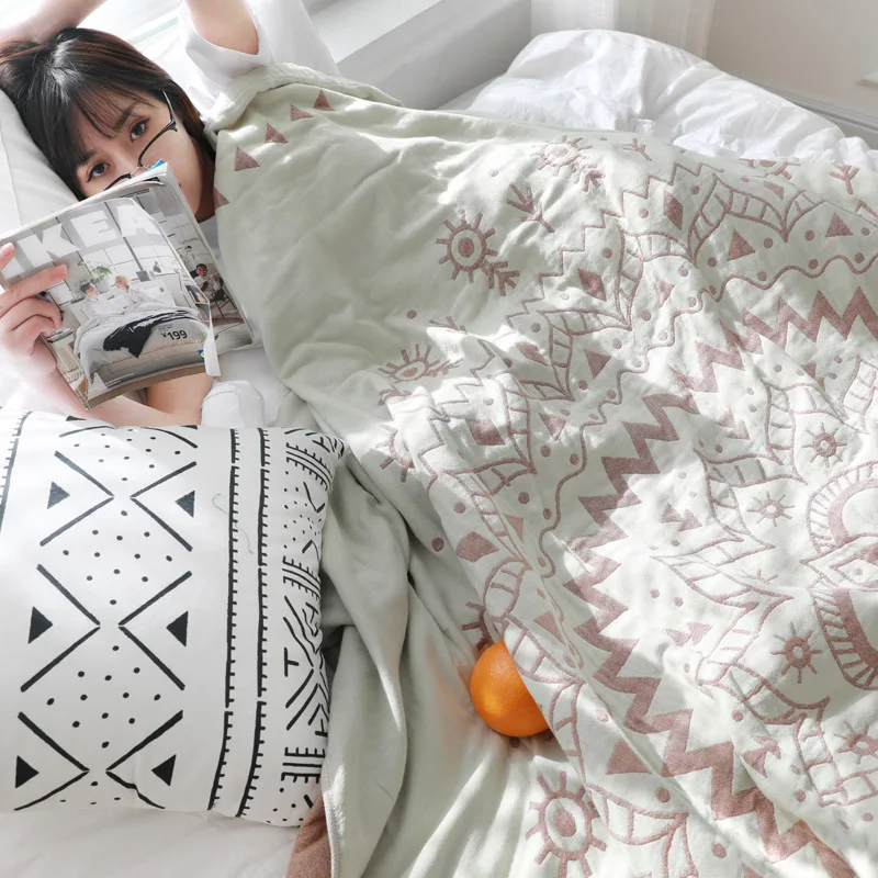Outdoor Travel Fluffy Toweling Coverlet Blanket Bedding Soft Breathable 100% Cotton Comfortable Summer Throw Blanket For Home
Outdoor Travel Fluffy Toweling Coverlet Blanket Bedding Soft Breathable 100% Cotton Comfortable Summer Throw Blanket For Home