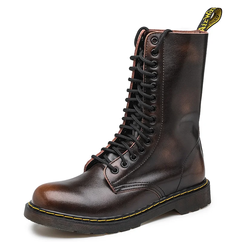Martens Boots Men Genuine Leather Ankle Boots Punk Motorcycle Shoes Thick Heel Winter Shoes Men Shoes Casual Black Boots
Martens Boots Men Genuine Leather Ankle Boots Punk Motorcycle Shoes Thick Heel Winter Shoes Men Shoes Casual Black Boots