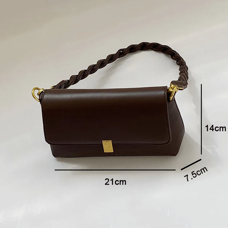 Women Shoulder Bag Crossbody Bags for Women Retro Underarm Bag Handbag Purse Zipper PU Leather Fashion 2021 New Baguette Bags
Women Shoulder Bag Crossbody Bags for Women Retro Underarm Bag Handbag Purse Zipper PU Leather Fashion 2021 New Baguette Bags