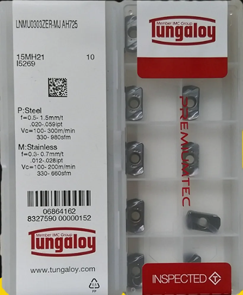 LNMU0303ZER MJ AH725 600 шт Tungaloy карбидная вставка EMS бесплатная доставка|Токарный