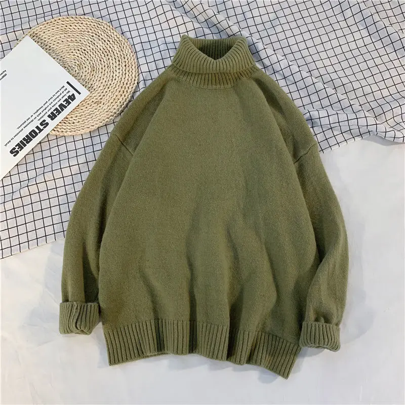 Autumn Winter Y2k Solid color Basic Turtleneck Knitting Bottoming Warm Sweaters 2021 Women Men Pullovers Solid Minimalist Tops
Autumn Winter Y2k Solid color Basic Turtleneck Knitting Bottoming Warm Sweaters 2021 Women Men Pullovers Solid Minimalist Tops