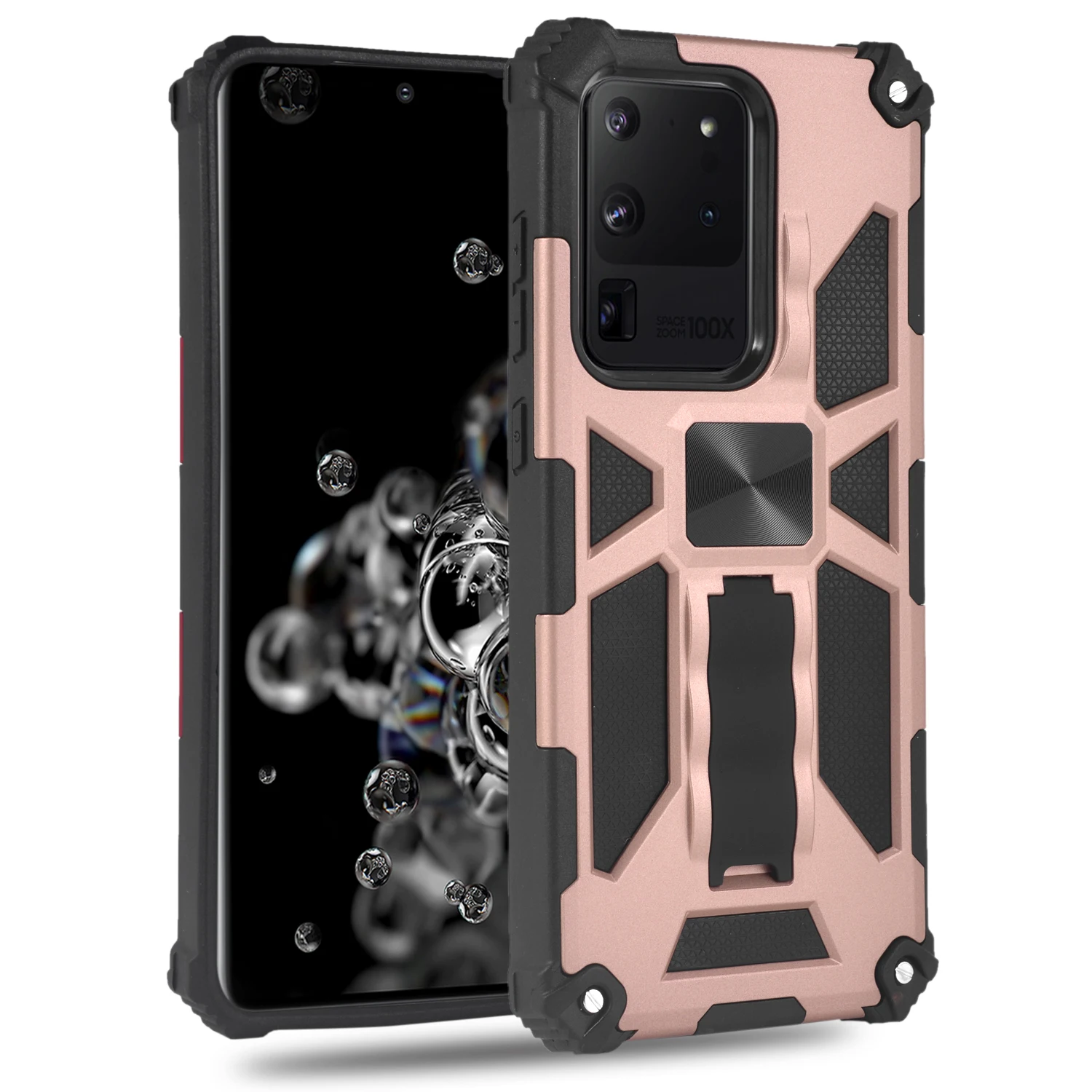Rugged Bracket Armor Phone Case For Samsung Galaxy Note 20 Ultra S20 Plus FE With Metal magnetic Shockproof Protector Back Cover
Rugged Bracket Armor Phone Case For Samsung Galaxy Note 20 Ultra S20 Plus FE With Metal magnetic Shockproof Protector Back Cover