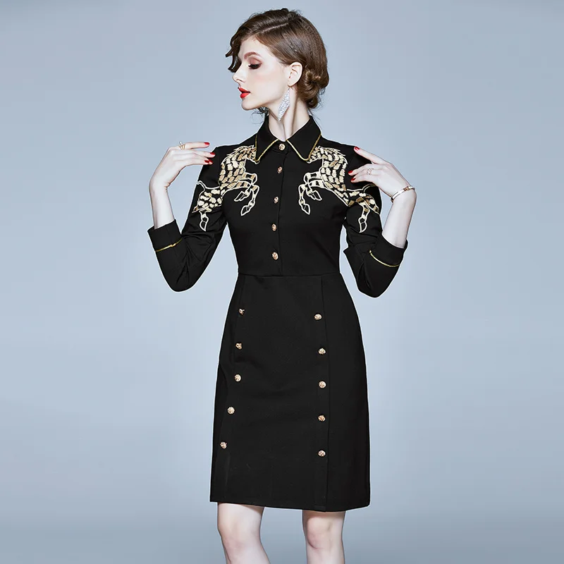 JSXDHK 2020 весеннее женское Повседневное платье с отложным воротником однобортное с вышивкой и принтом на пуговицах мультяшное мини ТРАПЕЦИЕВ...
JSXDHK 2020 весеннее женское Повседневное платье с отложным воротником однобортное с вышивкой и принтом на пуговицах мультяшное мини ТРАПЕЦИЕВ...