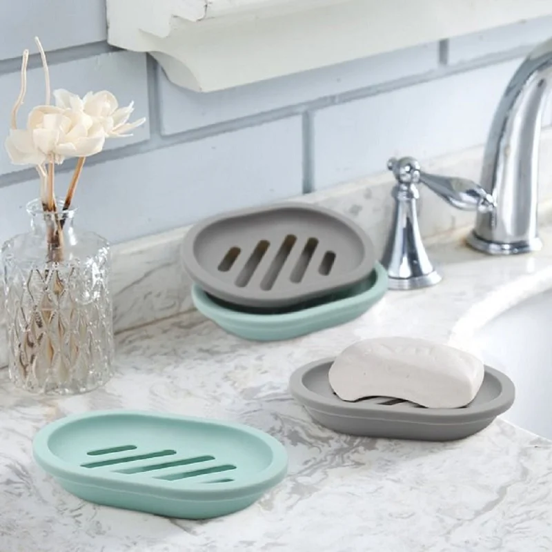 Zollor 2PCS Drain Soap Dispenser Dish Case Holder PP Plastic Material Double Lattice Soap Box Container Home Bathroom Supplies
Zollor 2PCS Drain Soap Dispenser Dish Case Holder PP Plastic Material Double Lattice Soap Box Container Home Bathroom Supplies