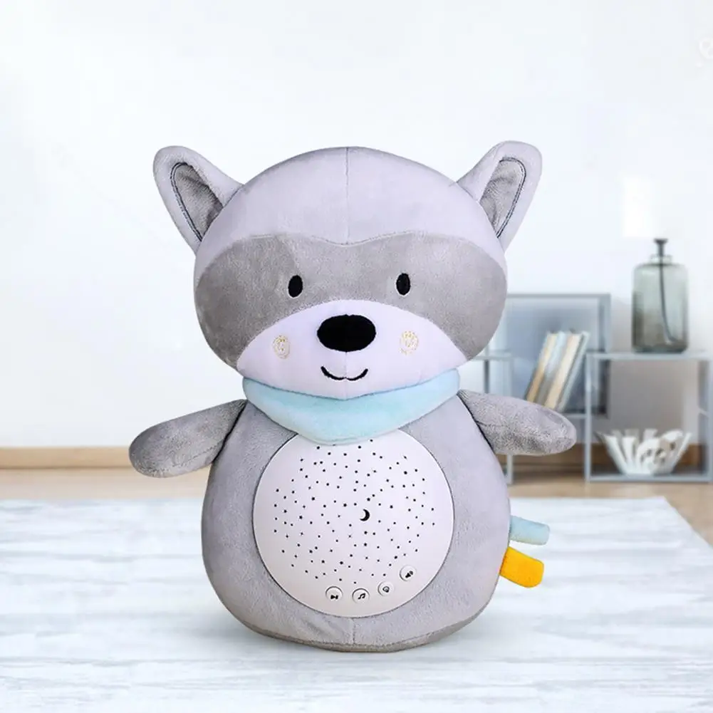 PP Cotton Cute Animals Musical Soother Toys Photo Props LED Projector Doll Comfortable for Kids
PP Cotton Cute Animals Musical Soother Toys Photo Props LED Projector Doll Comfortable for Kids