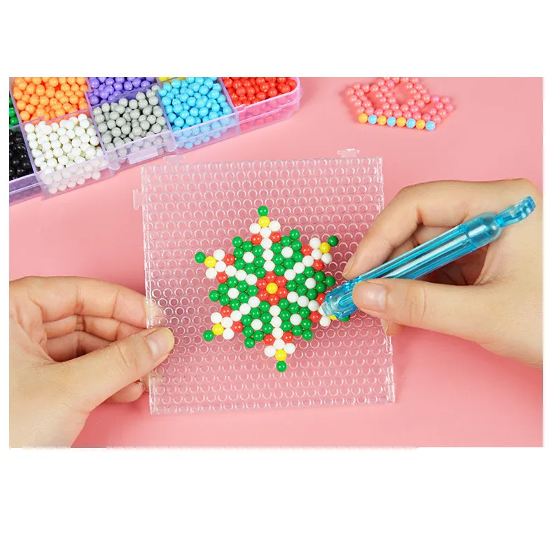 4600Pcs 26Colors Beads Puzzle Crystal Color DIY Beads Water Spray Set Ball Games 3D Handmade Magic Toys For Children Girl Gift
4600Pcs 26Colors Beads Puzzle Crystal Color DIY Beads Water Spray Set Ball Games 3D Handmade Magic Toys For Children Girl Gift