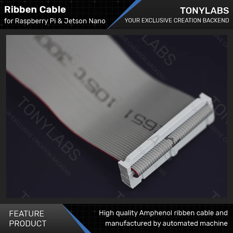 Amphenol Ribben Cable for Raspberry Pi Expansion and Jetson Nano Extension Development Board 
Amphenol Ribben Cable for Raspberry Pi Expansion and Jetson Nano Extension Development Board