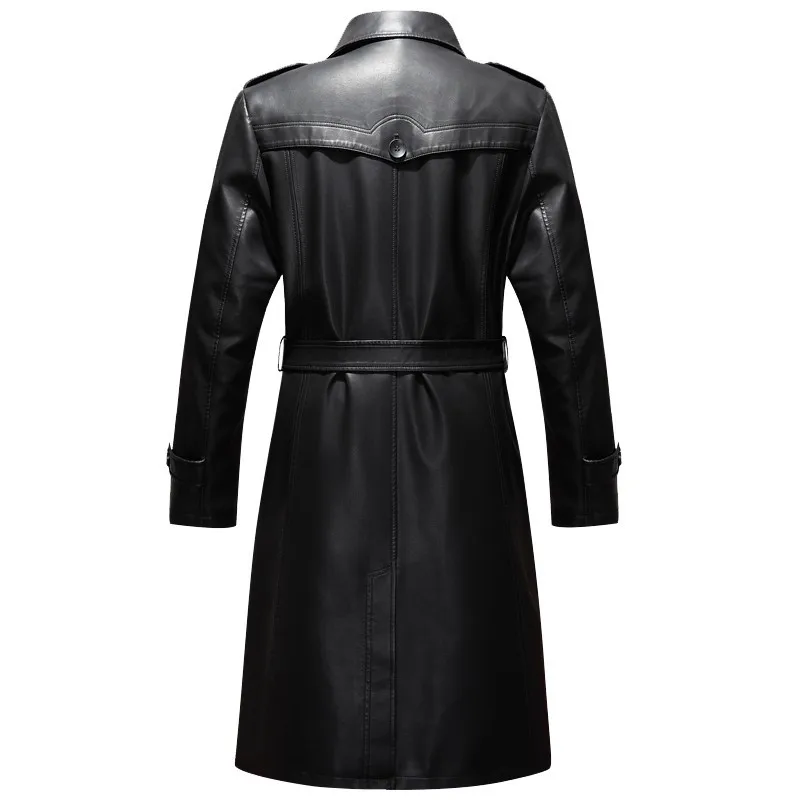 Winter New Brand Spring Long Jackets Man Slim Trench Coats Mens Single Breasted Leather Coats For Man Autumn Fleece Lining
Winter New Brand Spring Long Jackets Man Slim Trench Coats Mens Single Breasted Leather Coats For Man Autumn Fleece Lining