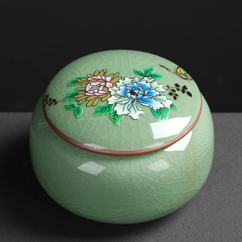 Seal Ceramic Tea Box Chinese Storage Handmade Portable Smell Proof Green Tea Box Organizer Kitchen Theedoos Household Products 5 
Seal Ceramic Tea Box Chinese Storage Handmade Portable Smell Proof Green Tea Box Organizer Kitchen Theedoos Household Products 5