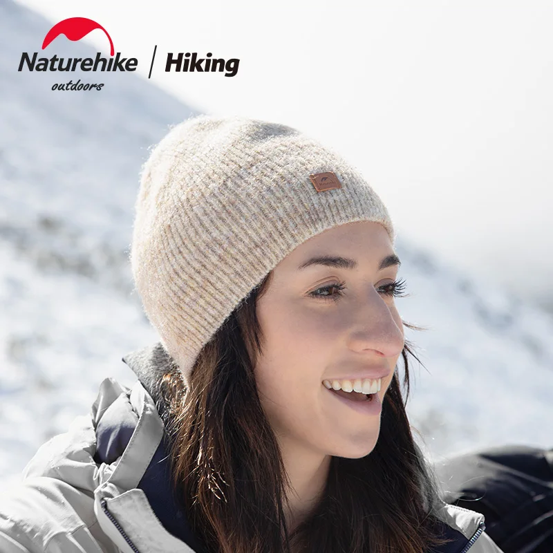 

Лыжные зимние вязаные шапки Naturehike, однослойные теплые ветрозащитные дышащие шапки для активного отдыха, кемпинга, походов, бега NH21FS551