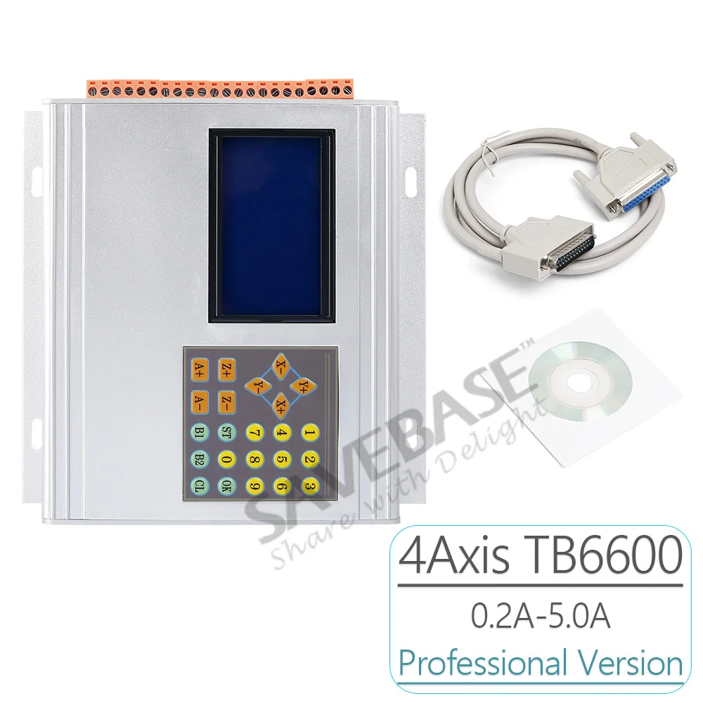 Высоко Интегрированный Профессиональный 4 оси ЧПУ TB6600HG Шаговый Драйвер G код