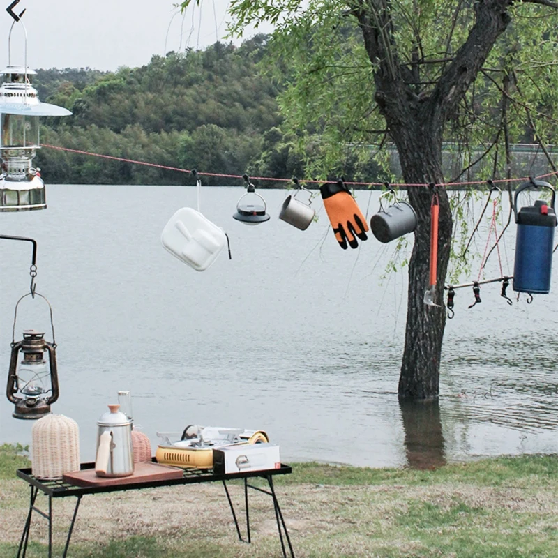 Hanging Rope Camping Multi-purpose Clothesline Adjustable Anti-slip Canopy Hanging Rope Accessories 4.5m
Hanging Rope Camping Multi-purpose Clothesline Adjustable Anti-slip Canopy Hanging Rope Accessories 4.5m