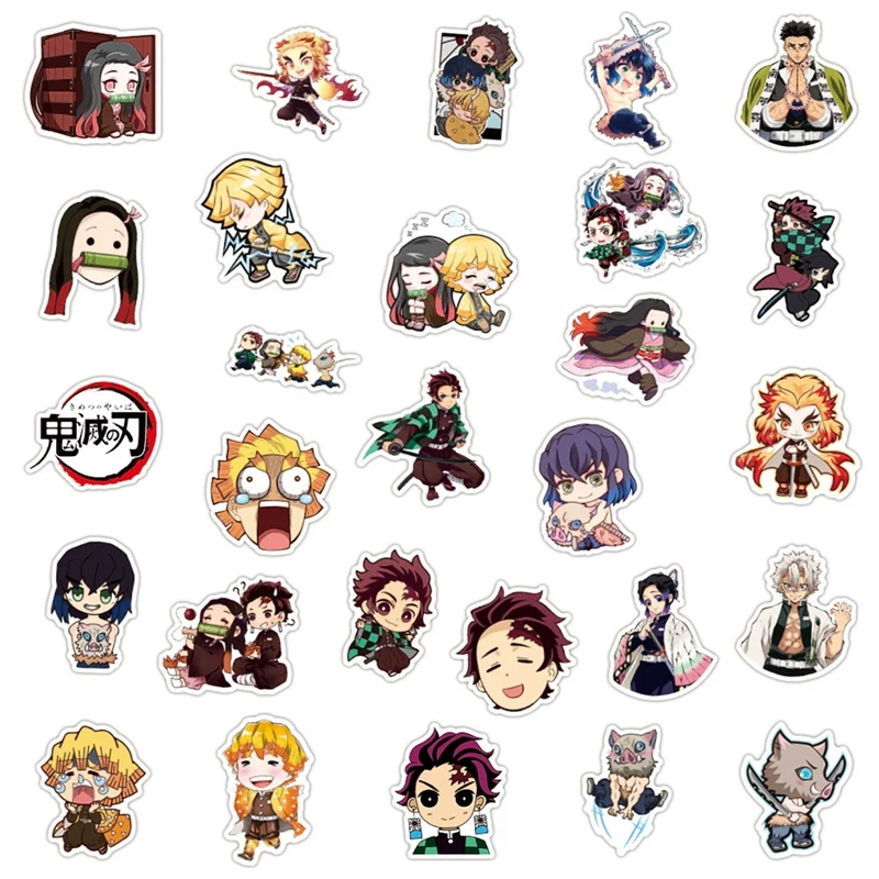50PCS Japan Anime Demon Slayer Kimetsu No Yaiba Sticker PVC Skateboard Luggage Motorcycle Guitar Sticker to Kid Boy
50PCS Japan Anime Demon Slayer Kimetsu No Yaiba Sticker PVC Skateboard Luggage Motorcycle Guitar Sticker to Kid Boy