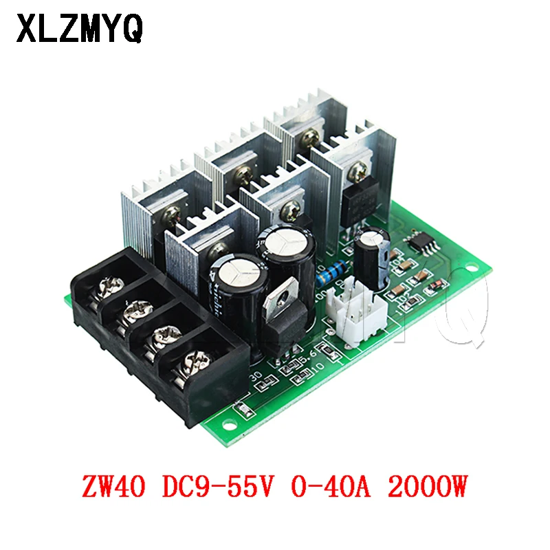 ZW40 9/12/24/36/48/55 V 40A PWM Motor Speed Controller DC 9V-55V Electric PWM Speed Control Regulator With Reversible Switch
ZW40 9/12/24/36/48/55 V 40A PWM Motor Speed Controller DC 9V-55V Electric PWM Speed Control Regulator With Reversible Switch