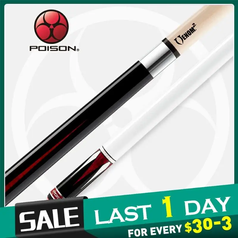 Official POISON ARSENIC3-2 Billiard Pool cue VENOM2 Shaft 12.9mm Tip Professional Teco Billar Stick Excellent Billard Pool Cue
Official POISON ARSENIC3-2 Billiard Pool cue VENOM2 Shaft 12.9mm Tip Professional Teco Billar Stick Excellent Billard Pool Cue
