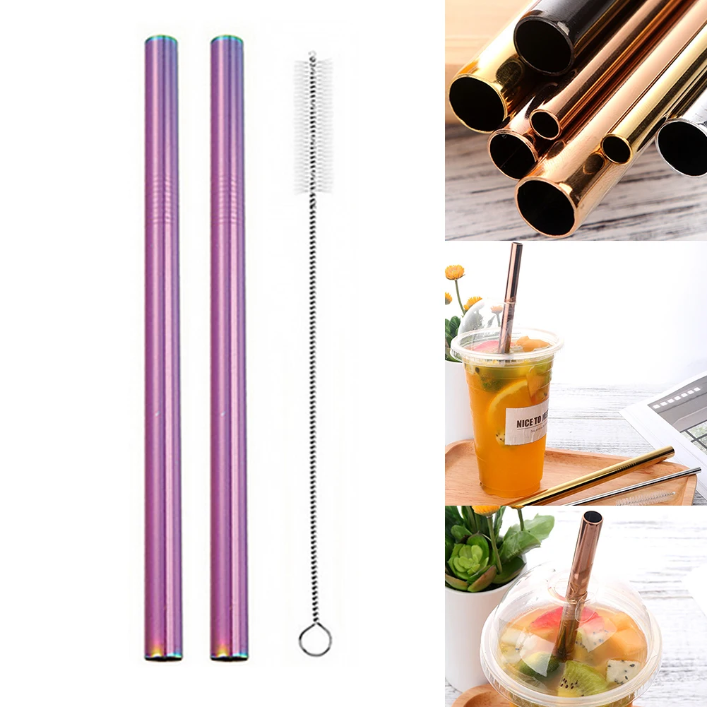 Eco-friendly Fruit Juice Wedding Extra Wide Smoothies Cleaner Drinking Straw Milk Tea Reusable Event Straight 2pcs Straw
Eco-friendly Fruit Juice Wedding Extra Wide Smoothies Cleaner Drinking Straw Milk Tea Reusable Event Straight 2pcs Straw