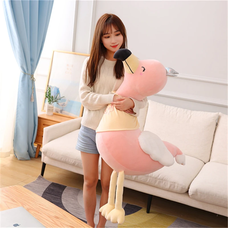 70-110CM Kawaii simulation flamingo ostrich Фламинго Flamenco plush pillow washable comfortable and soft decorative ornament gif
70-110CM Kawaii simulation flamingo ostrich Фламинго Flamenco plush pillow washable comfortable and soft decorative ornament gif