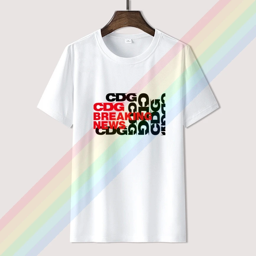 Comme Breaking News Garcon Summer Print T Shirt Clothes Popular Shirt Cotton Tees Amazing Short Sleeve Unique Unisex Tops
Comme Breaking News Garcon Summer Print T Shirt Clothes Popular Shirt Cotton Tees Amazing Short Sleeve Unique Unisex Tops