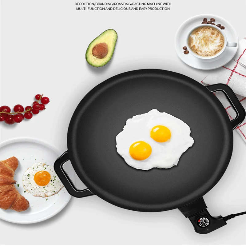 220V Electric Thick Pancake Pan Non-stick Pancake Crepe Bakig Pan Pot Barbecue Grill Electric Frying Pan EU/AU/UK/US
220V Electric Thick Pancake Pan Non-stick Pancake Crepe Bakig Pan Pot Barbecue Grill Electric Frying Pan EU/AU/UK/US