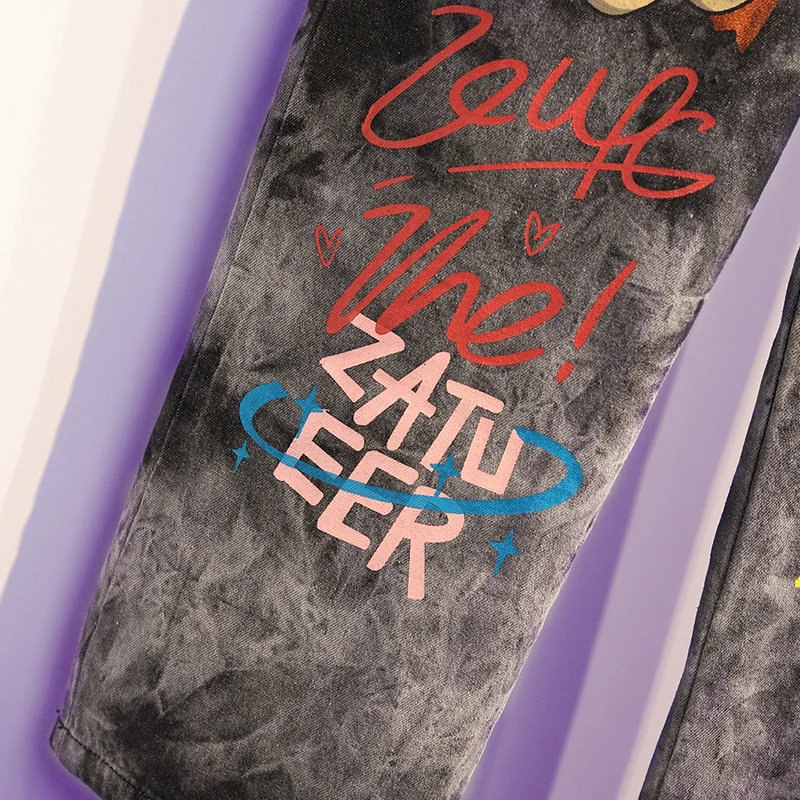 Plus Size High Waist Print Floral Cartoon Jeans Spring Oversized Denim Pant Loose Casual New Fashion Mujer Femme Trousers 2021
Plus Size High Waist Print Floral Cartoon Jeans Spring Oversized Denim Pant Loose Casual New Fashion Mujer Femme Trousers 2021