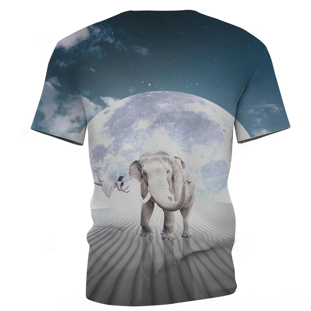 2021 summer new men T-shirt 3D animal elephant graphic print T-shirt men and women casual fashion trend round neck short sleeve
2021 summer new men T-shirt 3D animal elephant graphic print T-shirt men and women casual fashion trend round neck short sleeve