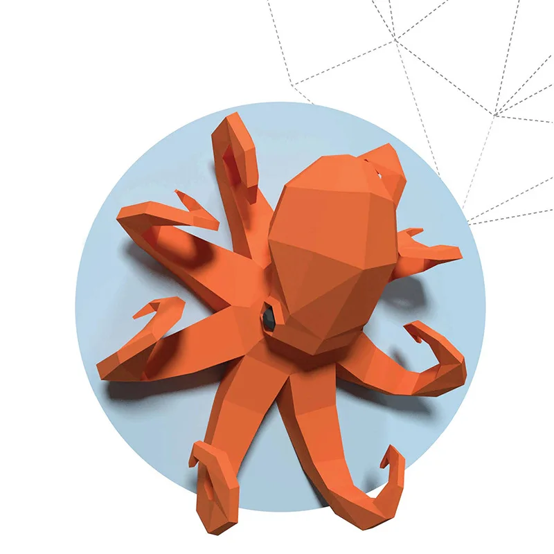 Красный осьминог 3D бумажная модель морской жизни бумажная скульптура DIY настенное искусство Украшение стен ремесла для гостиной домашний д...
Красный осьминог 3D бумажная модель морской жизни бумажная скульптура DIY настенное искусство Украшение стен ремесла для гостиной домашний д...