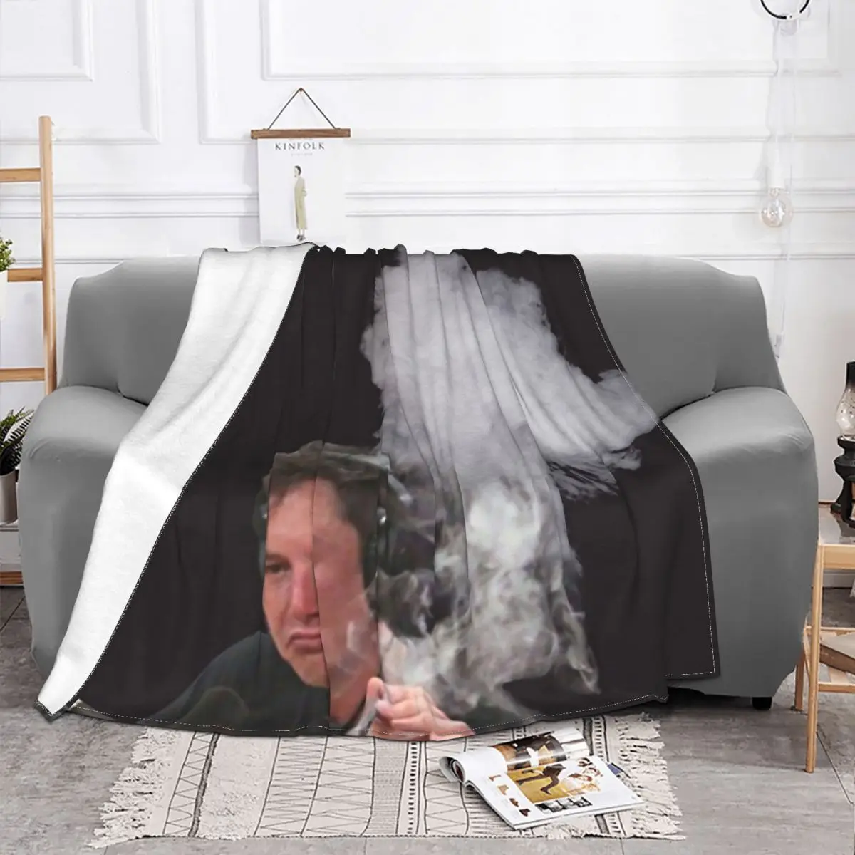 Elon Musk Smokes Blanket Bedspread Bed Plaid Sofa Anime Plaid Fleece Blanket Blankets For Baby 
Elon Musk Smokes Blanket Bedspread Bed Plaid Sofa Anime Plaid Fleece Blanket Blankets For Baby