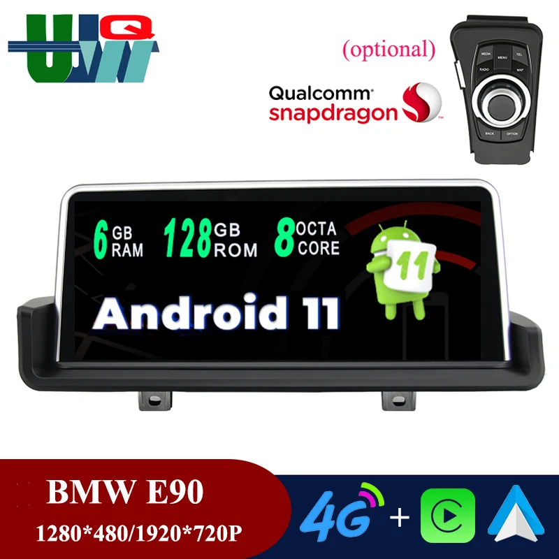UJQW Car Radio Multimedia Player Navigation GPS Android 11 6+128G for 3 Series E90 E91 E92 E93 iDrive With BT Wi-Fi 4G 1920*720P
UJQW Car Radio Multimedia Player Navigation GPS Android 11 6+128G for 3 Series E90 E91 E92 E93 iDrive With BT Wi-Fi 4G 1920*720P