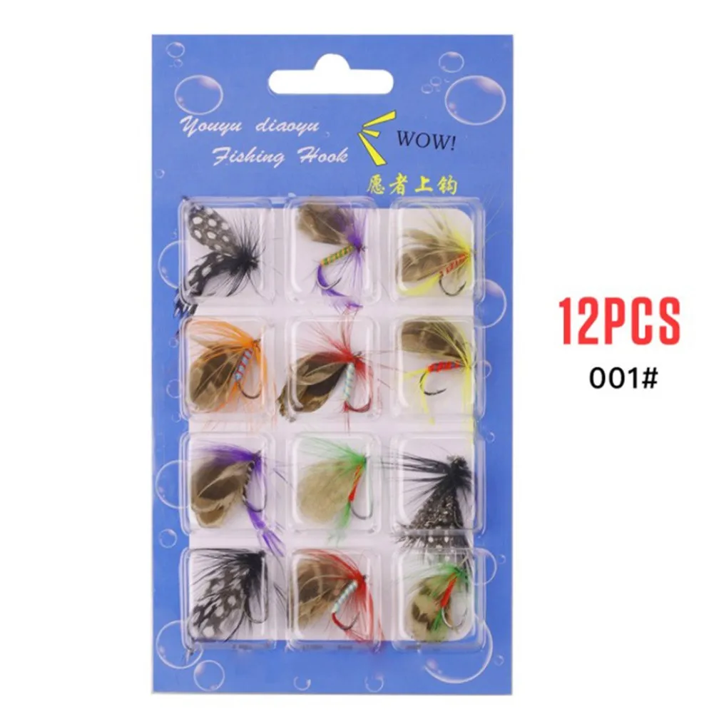 12Pcs/Set Insects Flies Fly Fishing Lures Bait High Carbon Steel Hook Fish Tackle With Super Sharpened Crank Hook Fishing Tackle
12Pcs/Set Insects Flies Fly Fishing Lures Bait High Carbon Steel Hook Fish Tackle With Super Sharpened Crank Hook Fishing Tackle