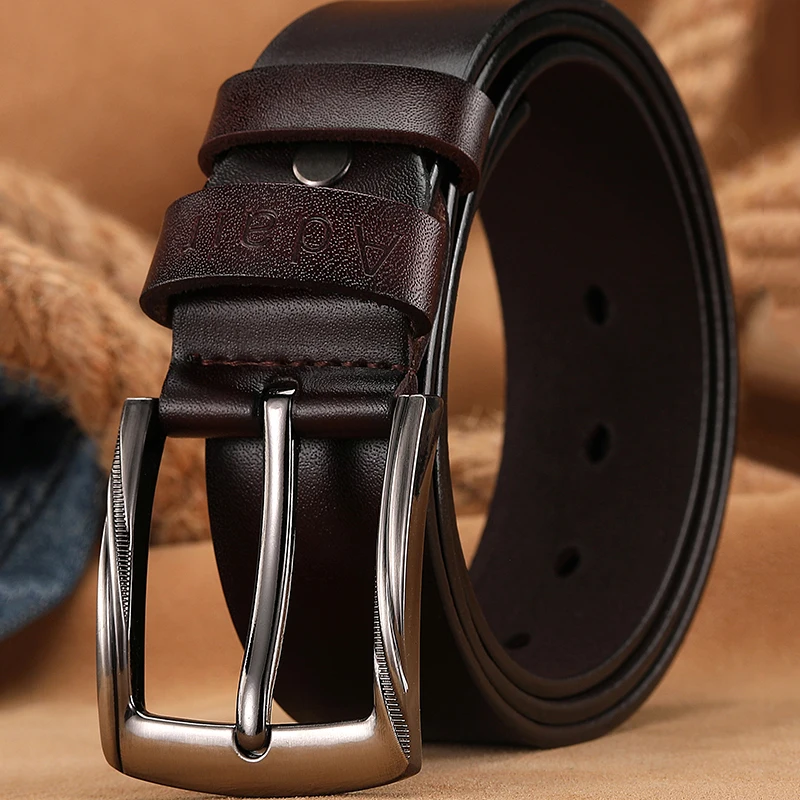 Men Genuine Leather Belts Famous Luxury Brand Pin Buckle High Quality Belts for men Jeans Casual Black Strap AHQ2108
Men Genuine Leather Belts Famous Luxury Brand Pin Buckle High Quality Belts for men Jeans Casual Black Strap AHQ2108