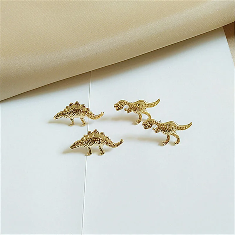 New Arrival 1Pairs Women's Vintage Punk Animal Dinosaur Shape Ear Piercing Studs Earrings Personality Cute Popular Jewelry
New Arrival 1Pairs Women's Vintage Punk Animal Dinosaur Shape Ear Piercing Studs Earrings Personality Cute Popular Jewelry