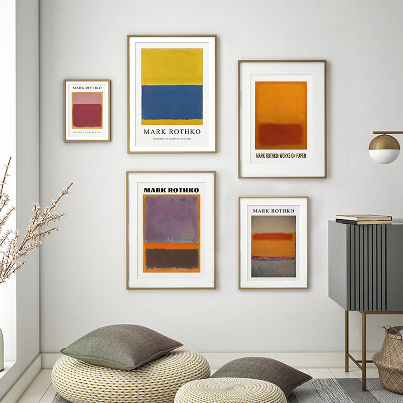 Mark Rothko Famous Abstract Artwork Canvas Print Painting Exhibition Poster Home Decor For Living Room Wall Art Picture Modern
Mark Rothko Famous Abstract Artwork Canvas Print Painting Exhibition Poster Home Decor For Living Room Wall Art Picture Modern