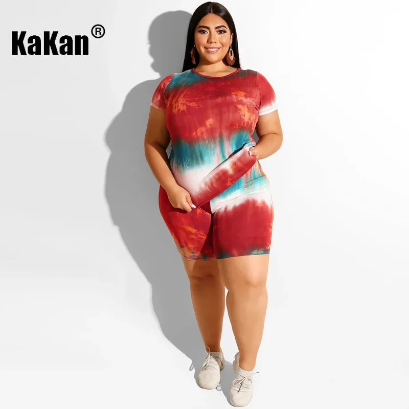 KaKan Europe and The United States New Hot Selling Women's Jumpsuit Two-piece Casual Tie-dye Short Jumpsuit Suit
KaKan Europe and The United States New Hot Selling Women's Jumpsuit Two-piece Casual Tie-dye Short Jumpsuit Suit