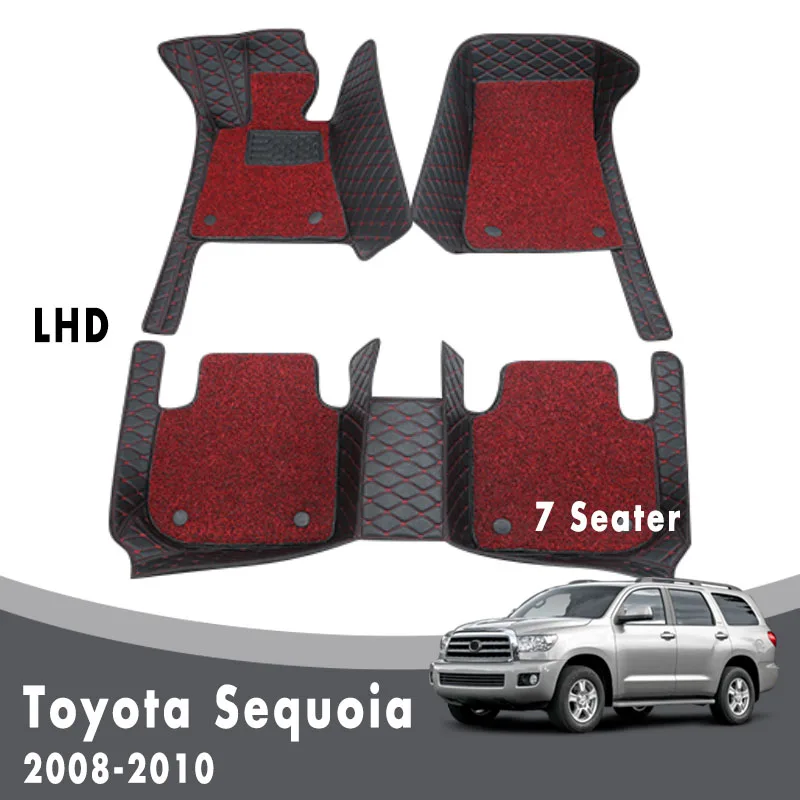 Автомобильные коврики для Toyota Sequoia 2010 2009 2008 (7 мест), роскошные двухслойные проволочные петли, аксессуары для украшения на заказ
Автомобильные коврики для Toyota Sequoia 2010 2009 2008 (7 мест), роскошные двухслойные проволочные петли, аксессуары для украшения на заказ