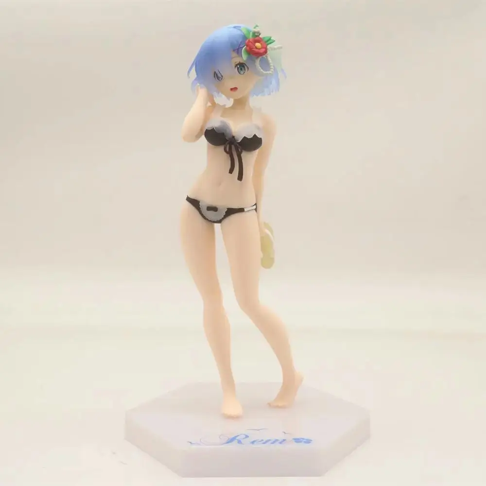 Kawaii Anime Re:Life in a different world from zero Summer Beach Rem Sexy Swimsuit Bikini PVC Action Figure Model Toys Doll Gift
Kawaii Anime Re:Life in a different world from zero Summer Beach Rem Sexy Swimsuit Bikini PVC Action Figure Model Toys Doll Gift