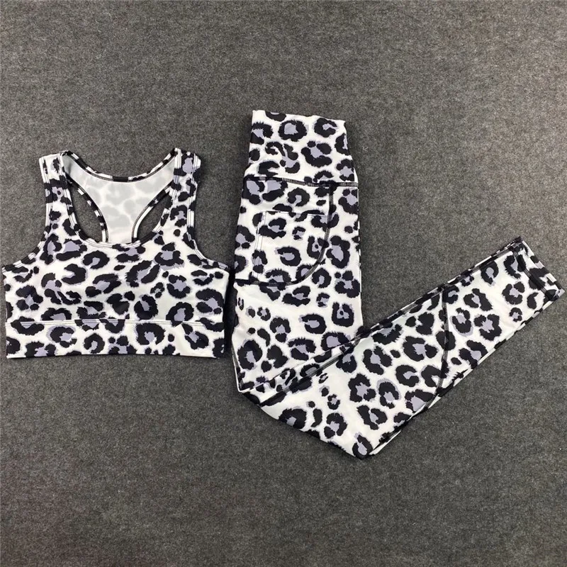 Leopard Printing Yoga Suit Women Tracksuit 10 Style Colorful Printing Sets High Waist Leggings Push Up Bra Mujer Fitness Gym Set
Leopard Printing Yoga Suit Women Tracksuit 10 Style Colorful Printing Sets High Waist Leggings Push Up Bra Mujer Fitness Gym Set
