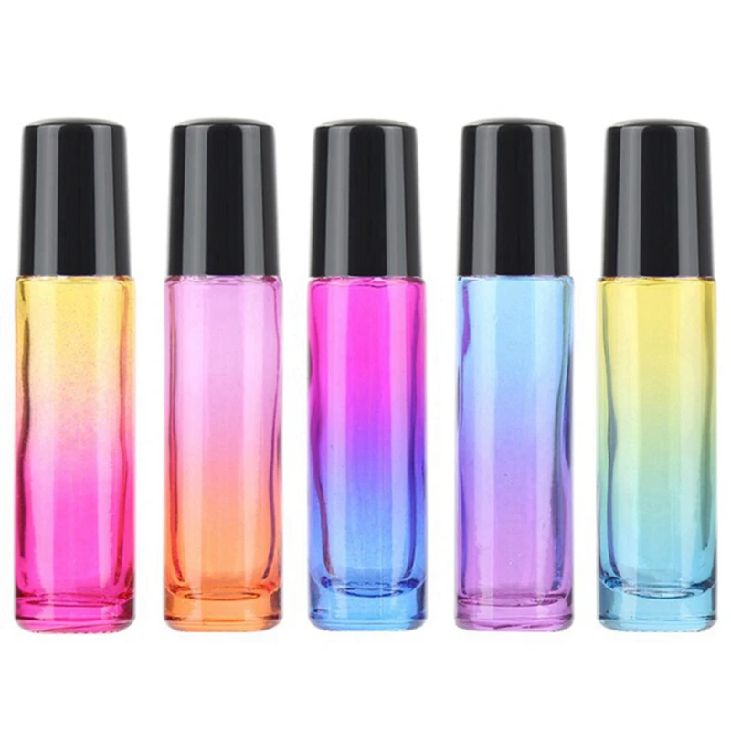 Gradient Ball Bottle 10Pcs 5Ml /10Ml Thick Glass Roll on Essential Oil Empty Parfum Bottles Roller Ball 5 Colors Bottle
Gradient Ball Bottle 10Pcs 5Ml /10Ml Thick Glass Roll on Essential Oil Empty Parfum Bottles Roller Ball 5 Colors Bottle