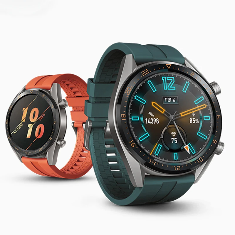 Huawei Watch GT Strap For samsung galaxy watch 46mm active 2 amazfit bip 22mm band smart watchband Bracelet S3 | Наручные часы