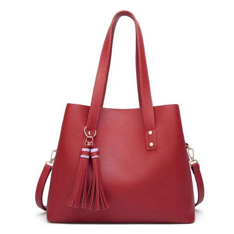 Fashion Women Handbags Tassel PU Leather Totes Bag Top-handle Embroidery Crossbody Bag Shoulder Bag Lady Simple Style Hand Bags
Fashion Women Handbags Tassel PU Leather Totes Bag Top-handle Embroidery Crossbody Bag Shoulder Bag Lady Simple Style Hand Bags