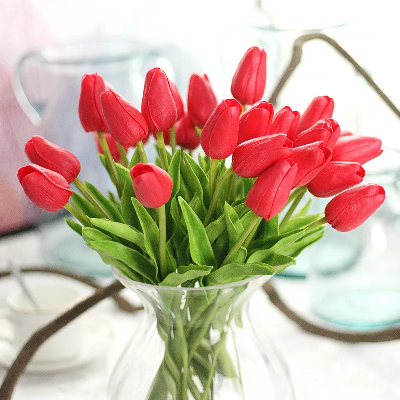 Quality 10pcs PU Fake Artificial Silk Tulips Flores Artificiales Bouquets Party Artificial Flowers For Home Wedding Decoration
Quality 10pcs PU Fake Artificial Silk Tulips Flores Artificiales Bouquets Party Artificial Flowers For Home Wedding Decoration