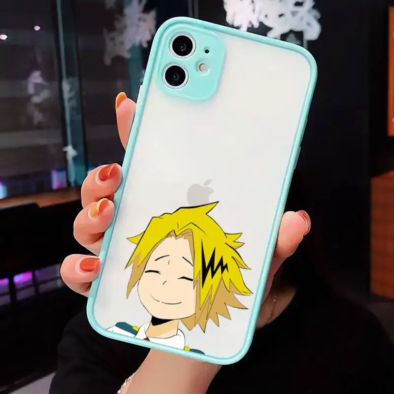 Denki Kaminari cartoon anime Phone Case Matte Transparent for iPhone 7 8 11 12 s mini pro X XS XR MAX Plus cover funda
Denki Kaminari cartoon anime Phone Case Matte Transparent for iPhone 7 8 11 12 s mini pro X XS XR MAX Plus cover funda