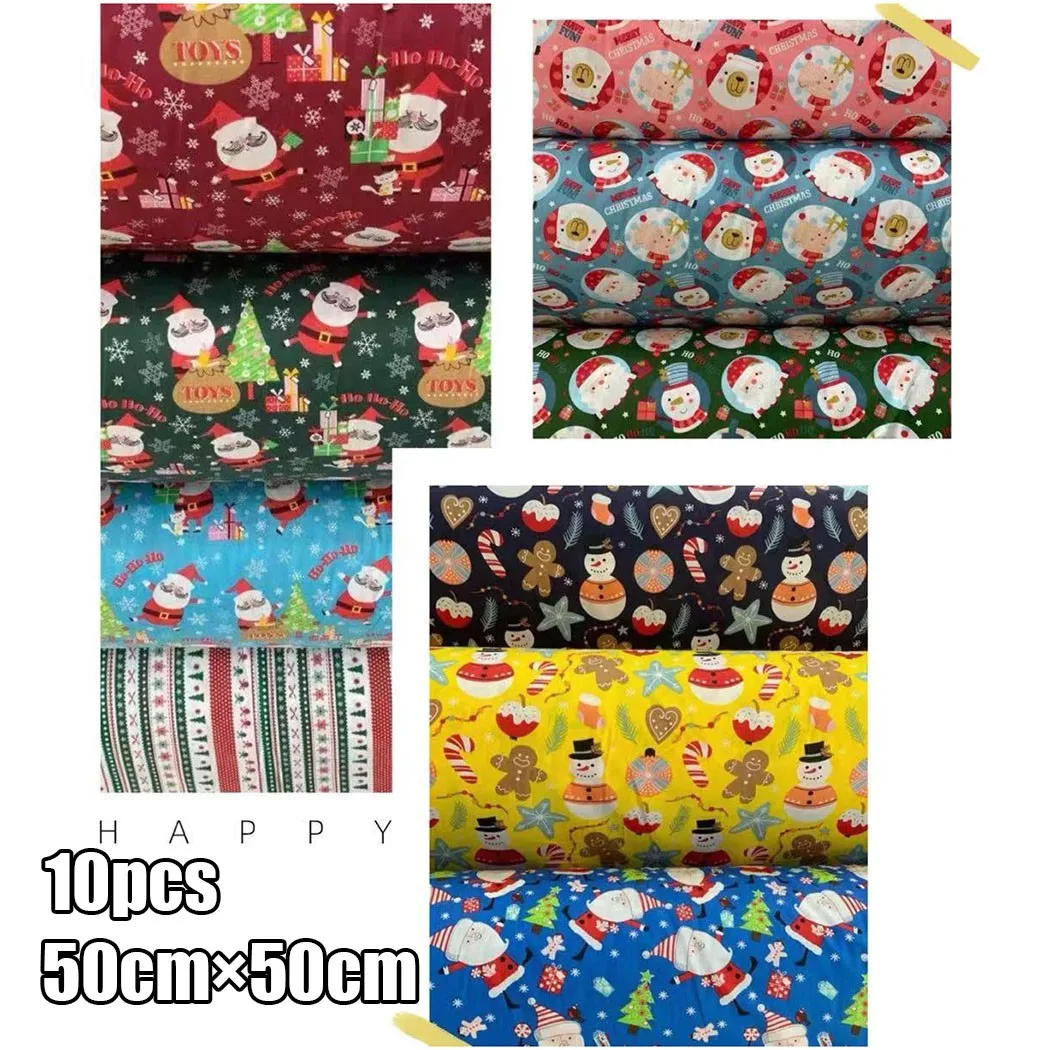 10PCS Christmas Series Square Cotton Fabric Patchwork Cloth DIY Craft Sewing Mini Purse Lavender Bags, Hanging Hearts Clothes
10PCS Christmas Series Square Cotton Fabric Patchwork Cloth DIY Craft Sewing Mini Purse Lavender Bags, Hanging Hearts Clothes