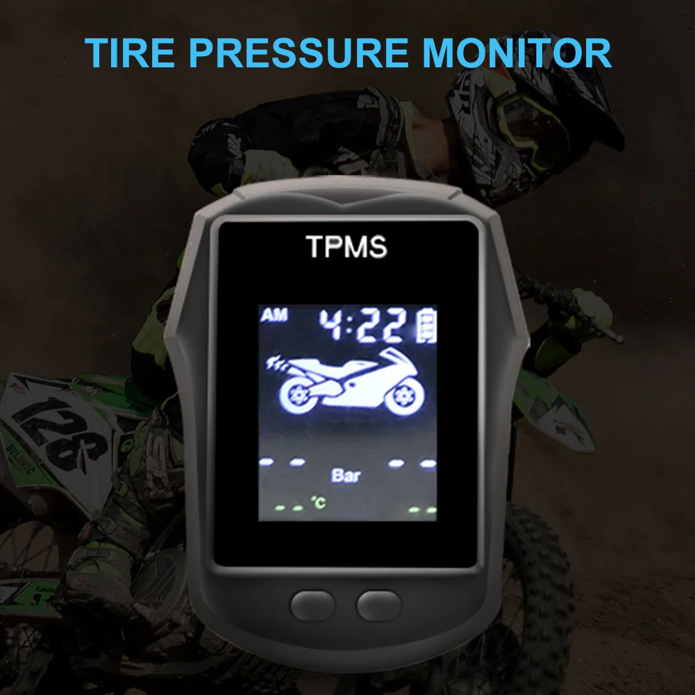 Wireless High Precision Motorcycle USB External Tire Pressure Monitor LCD Display With 2 Pcs External Sensor
Wireless High Precision Motorcycle USB External Tire Pressure Monitor LCD Display With 2 Pcs External Sensor